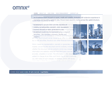 Tablet Screenshot of omnixcapital.com